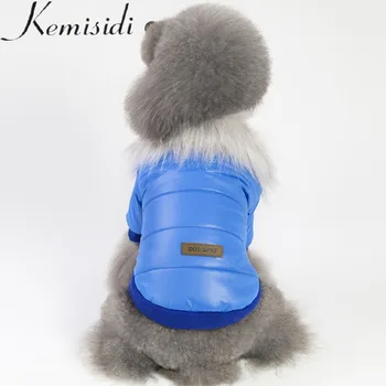 Vêtements de chien d'hiver KEMISIDI pour chiens grands vêtements imperméables chauds pour petit chien épaississement chien manteau veste chiot Chihuahua