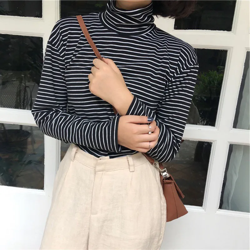 korean striped t shirt