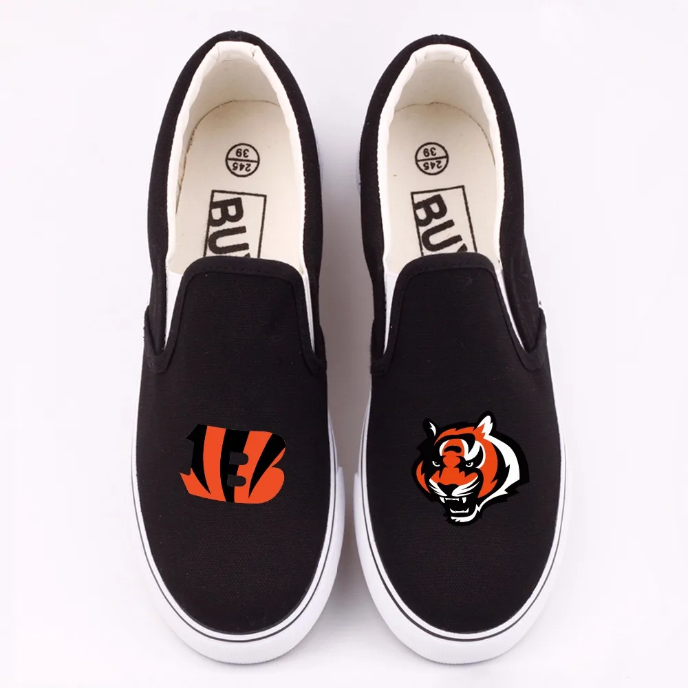 

Cool Animal Tigers Printed Canvas Shoes Casual Loafers Custom America Team Fans Tenis Shoes Adults Espadrilles Women Zapatos