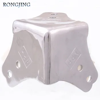 

8pcs Furniture Hardware Iron Corner Bracket For Trunk / Wooden Box / Aviation Corner / Aluminum Bags Corners Hemming