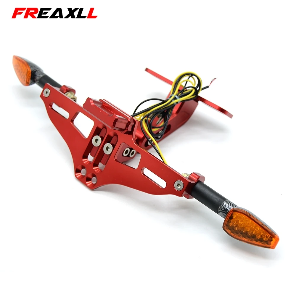 

For Yamaha XJ350 XJ550 XJ 600 XJ600N XJ650F XJ750 XJ900S XJR1200 Motorcycle Accessories License Plate Bracket indicator lights