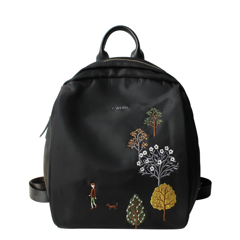 Flower Princess Black Women Backpack Ladies Bagpack Female School Backpack Fashion Backpacks for Teenage Girls Women Hand Bag best Stylish Backpacks