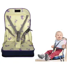 1Pcs Baby Safety Portable Booster Dinner Chair Oxford Waterproof Chair Fashion Seat Feeding Highchair for Baby