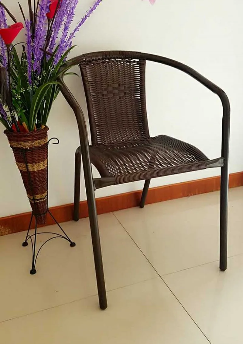 Компьютерное кресло офисное натуральный ротанговый стул для отдыха|computer chair|office