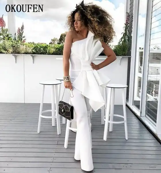 white special occasion jumpsuits