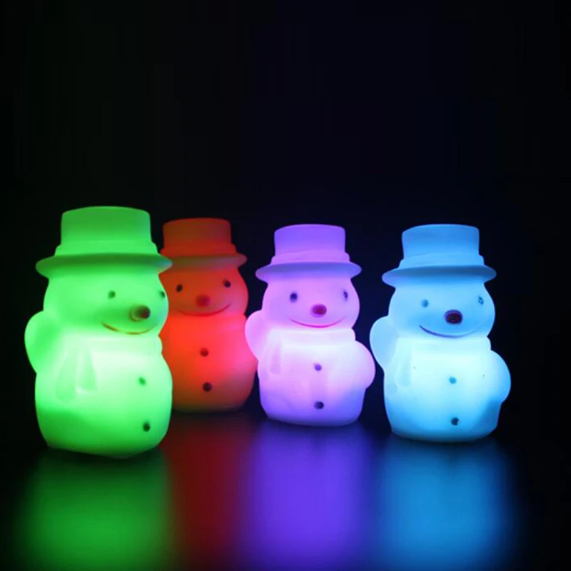 Night Light Santa Claus light Home Bedroom Desktop Changing Colors Lovely Fox Shape LED Night Light Decoration Bedside Lamp (6)