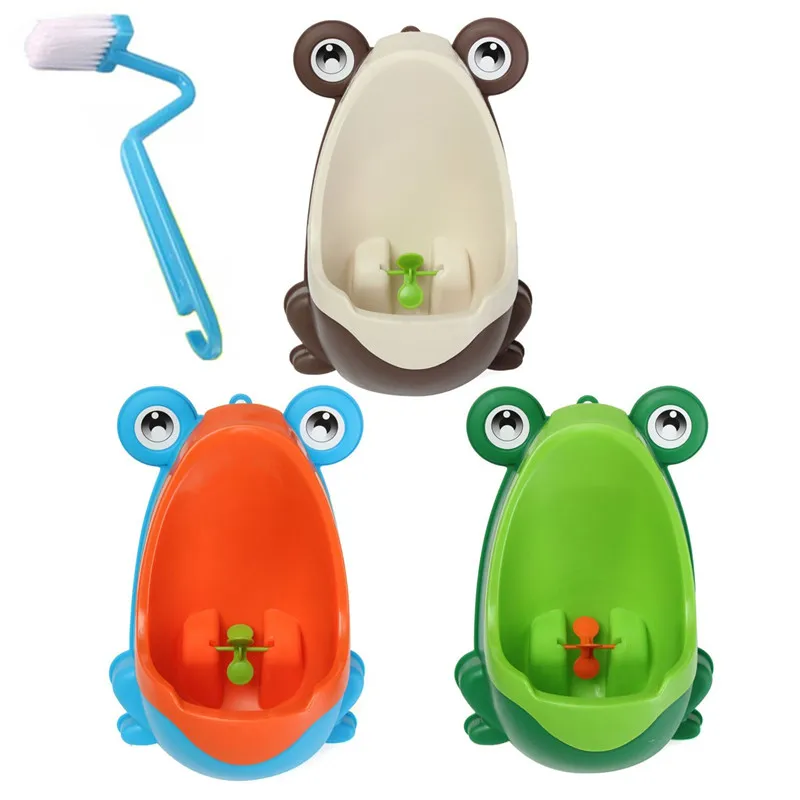 

Lovely Brush Cleaning Children Potty Toilet Training Kids Urinal Kid Boy Pee Removable Bathroom