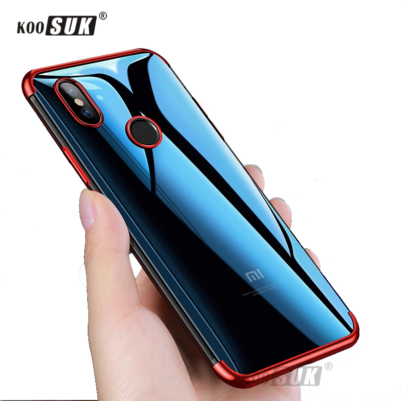 

Xiaomi Mi 6X Mi6X Soft Case Mi A2 MiA2 Fashion Plating Protective Cover For Xiaomi Mi 6X A2 Back Cover TPU Clear Phone Shell