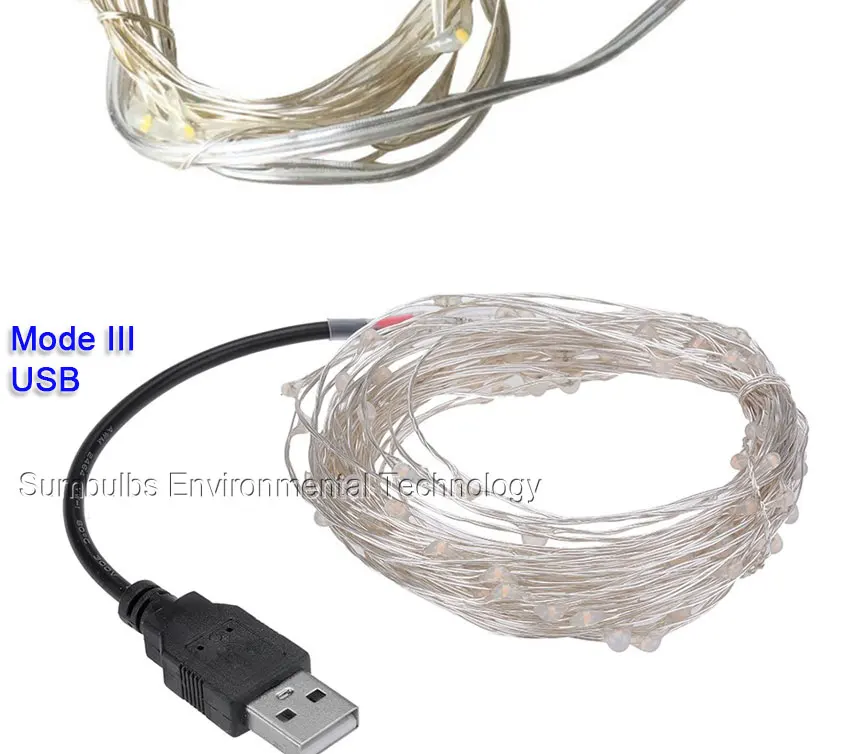 2m 3m 4m 5m 10m USB Battery Powered Waterproof LED Cooper Wire String Light Decoration Fair Lamp Christmas3