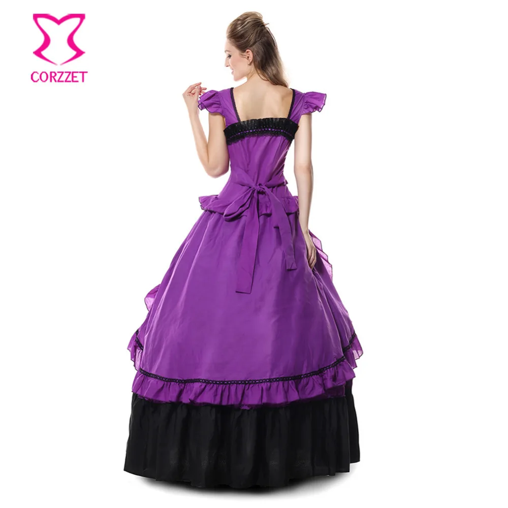Charmian-Women-s-Gothic-Victorian-Fancy-Lolita-Dress-Elegant-Short-Sleeves-Ruffle-Evening-Party-Ball-Gown-(4)