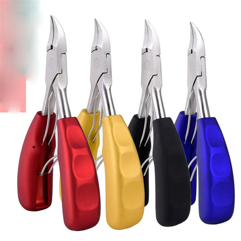 

ProfessionalStainless Steel Feet & Nail Cuticle Scissors Pliers Feet Care ToeNail Clippers Trimmer Cutters Manicure Remover Tool