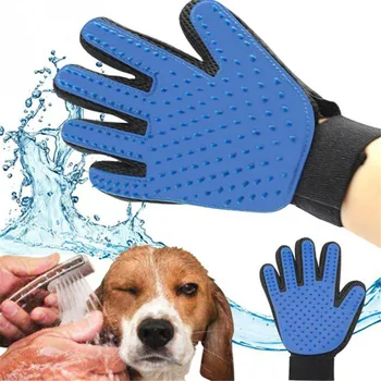 

Cat Grooming Deshedding Brush Glove Touch Pet Dog Gentle Efficient Back Massage Fur Washing Bathing Comb Pet Cleaning Brus