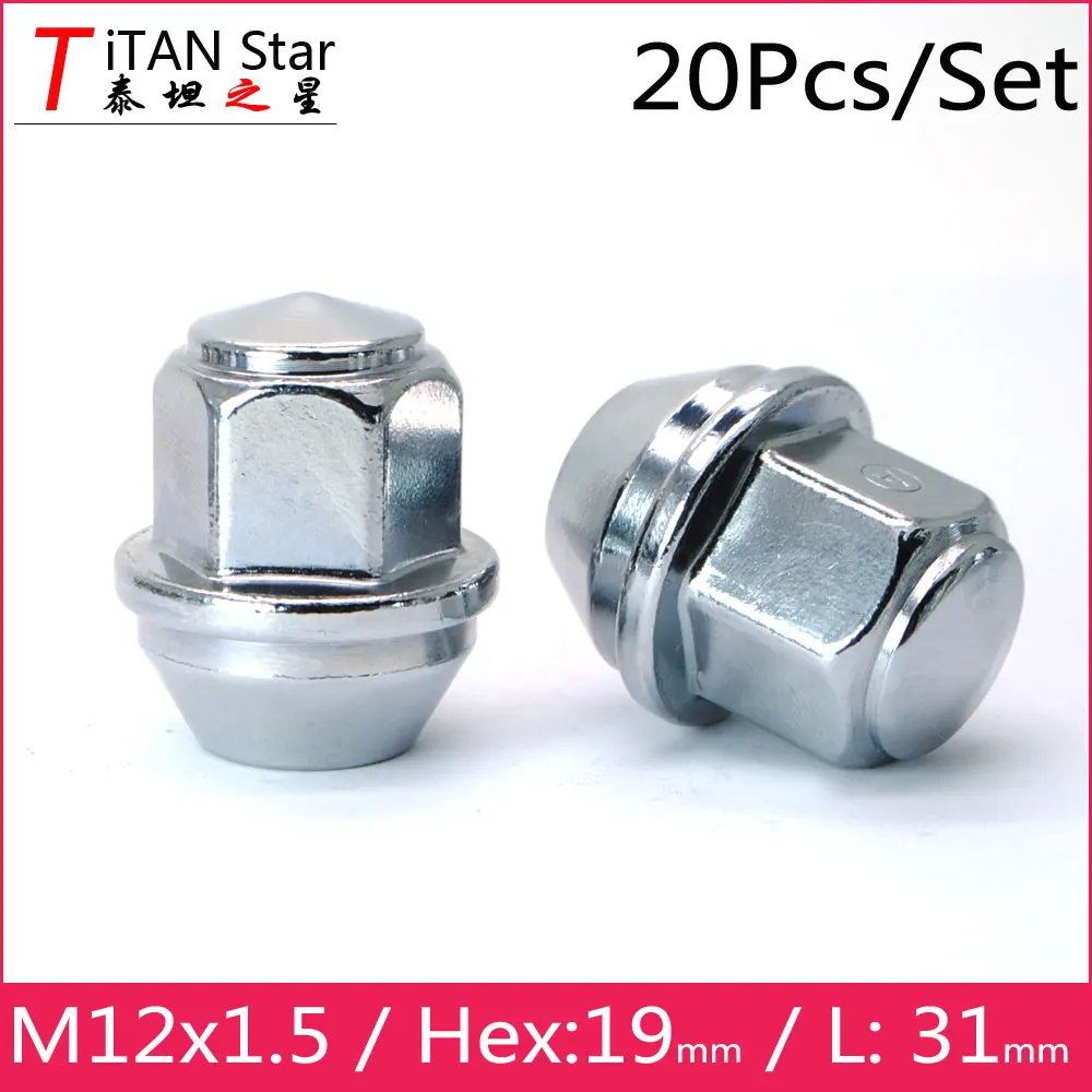 20 шт. шестигранные гайки M12 x 1 5 liga abrir roda para FIESTA для ford FOCUS Turnier KA MONDEO C-MAX KUGA sonda |