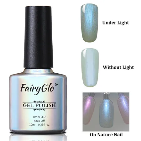 FairyGlo 10 мл Лак для ногтей Оболочка Русалка тиснение краски Лак для ногтей Nail Art Nagellak замочить от ногтей Гель-лак Vernis a Ongle чернила - Цвет: 9508