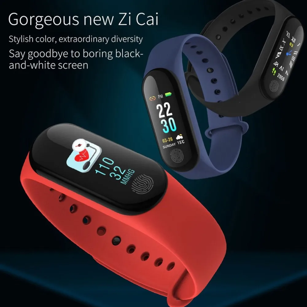 Смарт браслет JQAIQ M3 Plus Водонепроницаемый Фитнес Ip67 Bluetooth с