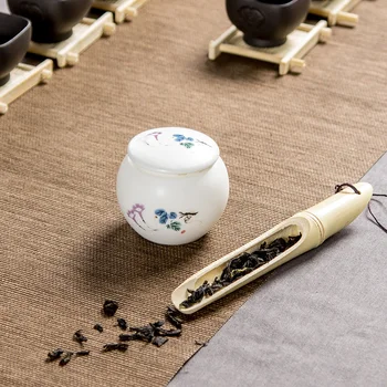 

Ceramic Tea Cans Canister Sealed Storage Bottle Ceramic Seal Tank Ceramic Pot Jar Of Tea Accessories Tank H002-5