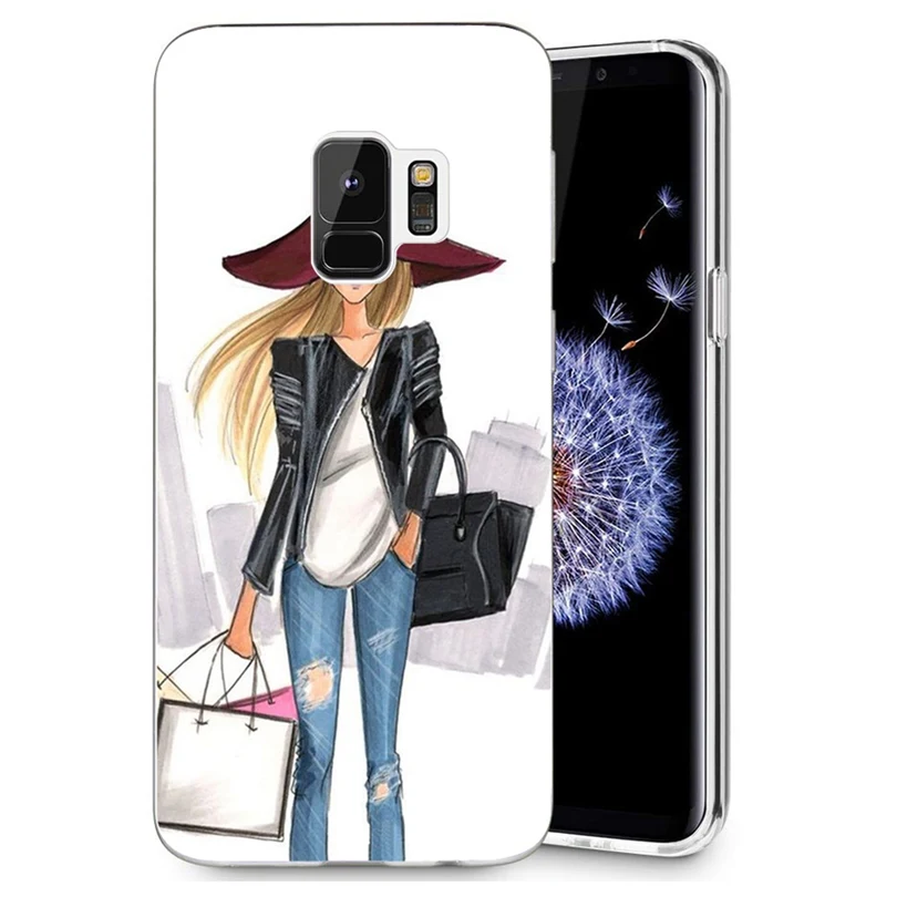 Летний дорожный Мягкий силиконовый чехол из ТПУ для Samsung Galaxy S9 S9Plus S8 Plus S7 edge Note 8