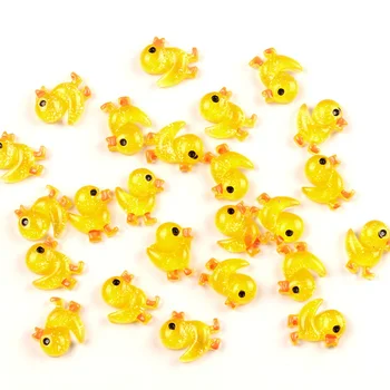 

50Pcs Mixed Duck Resin Decoration Crafts Beads Flatback Cabochon Scrapbook Hair Clips DIY Embellishments Accessories Buttons