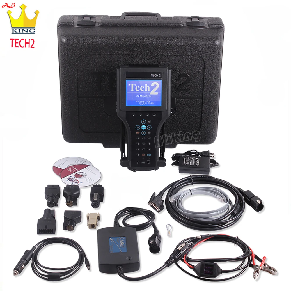 

Plastic Box Tech2 Scanner For Saab Tech II For Opel Tech 2 with 6 software 32MB Card (For G-M/SAAB/OPEL/SUZUKI/Holden/ISUZU)