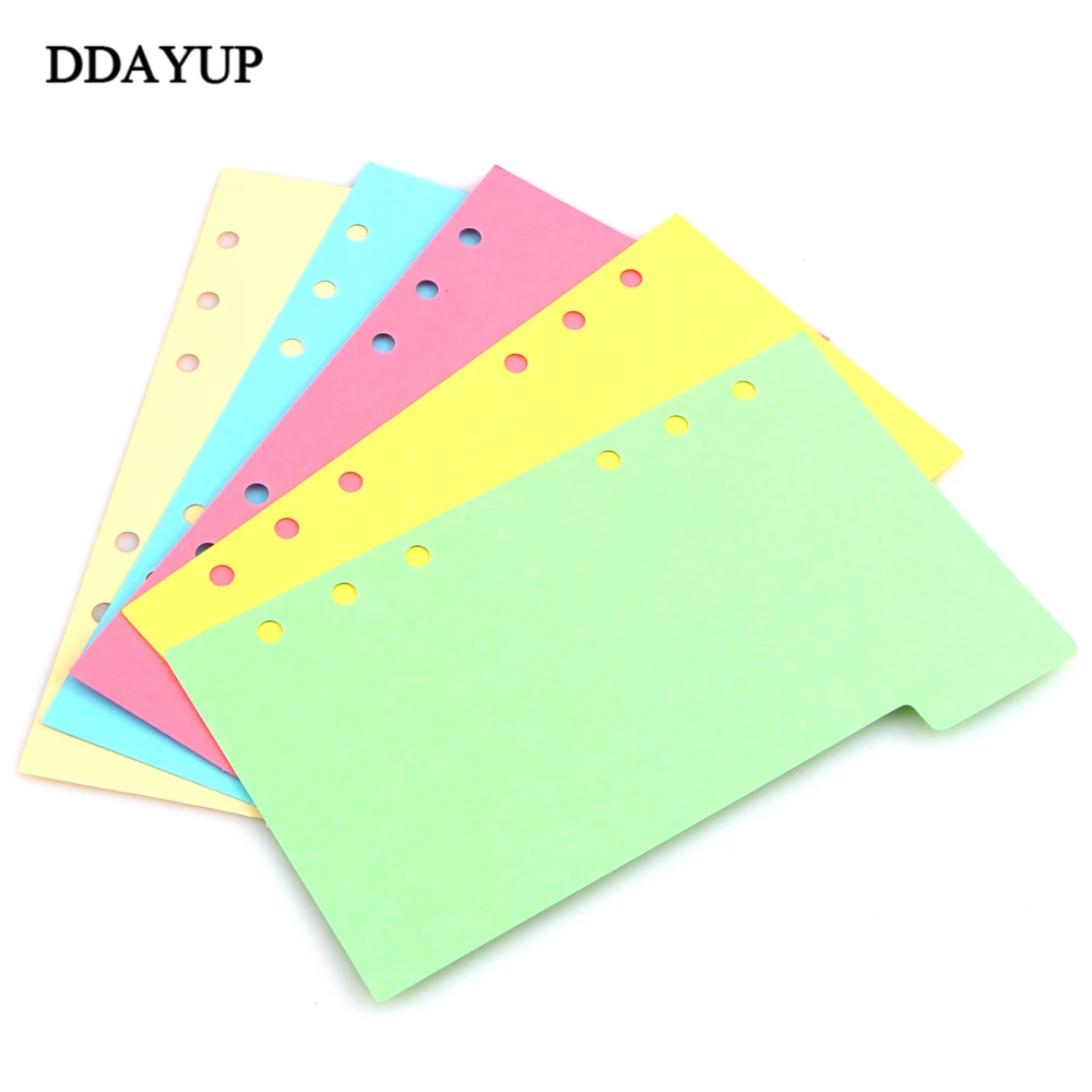 

New Notebook Accessories A5 A6 A7 Solid Color Page Inside Pages Planner Papers Cute Notebook Matching Stationery