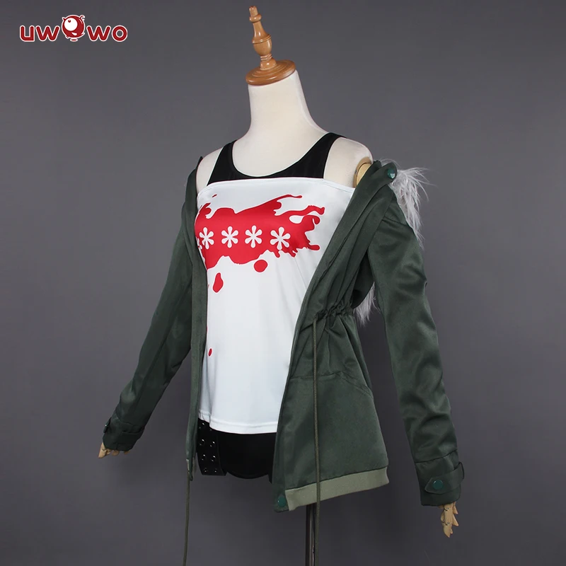 UWOWO футаба Сакура косплей игра Persona 5 костюм Navi Косплей Женщины|persona 5|sakura cosplaycostume men