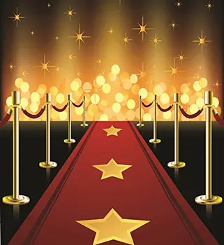 

Vinyl cloth High quality Computer printed Red carpet backdrop Hollywood Avenue of Stars Red carpet Photography Backgrounds