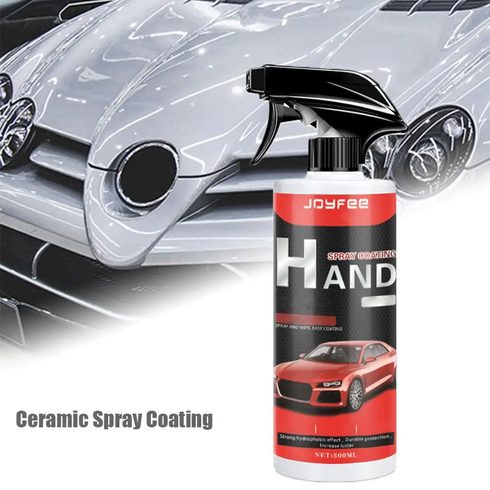 

Ceramic Spray Coating Car Polish Spray Sealant Top Coat Quick Nano-Coating 500ML Car polishing Splashing Spray Wax Car Cleaning