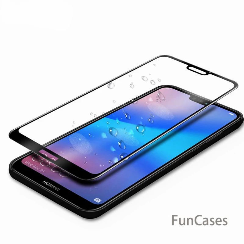 P20 Lite чехол стекло закаленное Полное покрытие p20 Pro Glas hawei huavei huawey p 20 lite пленка 360