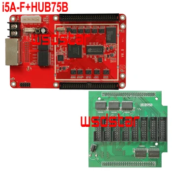 

i5A-F+HUB75B Synchronous & Asynchronous Dual Mode System Full Color LED Display control card Dual Mode Control LED Video Card