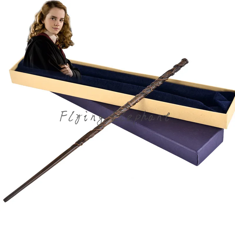 

Hermione Granger Magic Wand Metal Core Inside For Harry Potter Wizard World Gift Box Packing Cosplay Christmas Fans