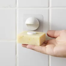 Магнитный контейнер-держатель для мыла, диспенсер, крепкая адгезия на стену, мыльница, раковина, ответственность для кухни, аксессуары для ванной комнаты