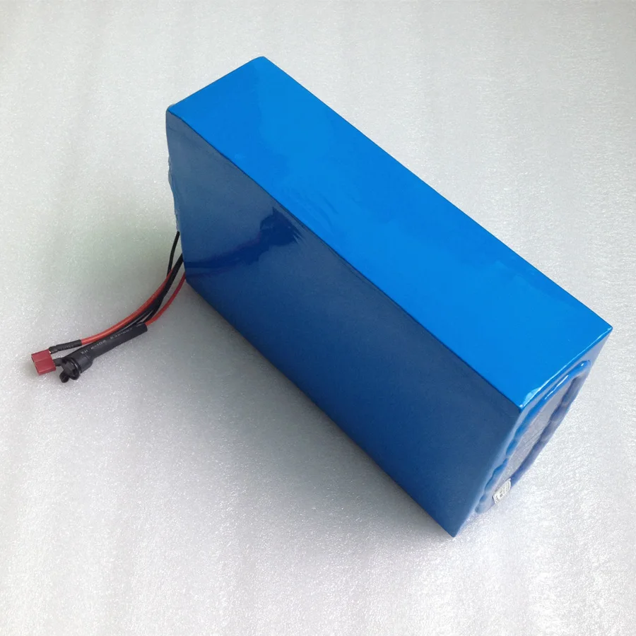 Top 48 volt li-ion battery pack electric bike battery with 54.6V 2A Charger and 25A BMS for 48V 15Ah lithium battery 2