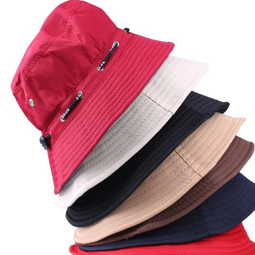 

New Fashion White Black Casual Men Women Panama Summer Sun Hat Boonie Hunting Fishing Outdoor Cap Unisex Beach Hats Free Size