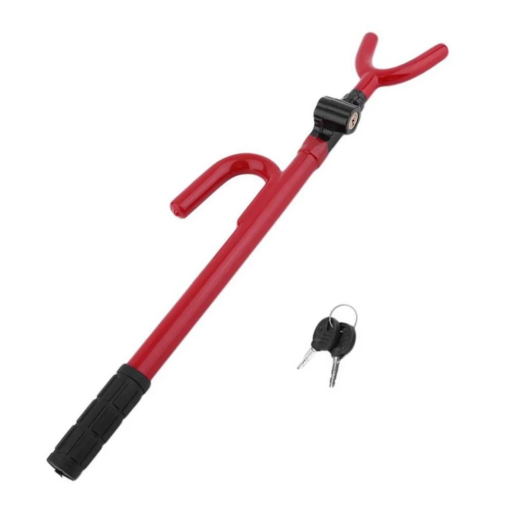 

Professional Steering Wheel Anti-theft Lock Strong Security Lock Universal Automobile Double Steering Wheel Lock Drop Shipping