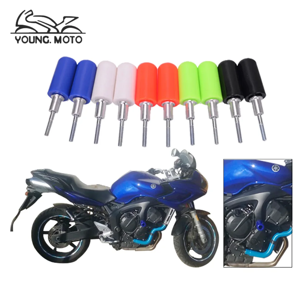 10mm 8mm Pair Motorcycle Frame Slider Falling Protector Motorcycle