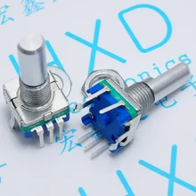 Half shaft 20 mm EC11 rotary encoder coding switch EC11 audio digital potentiometer with switch