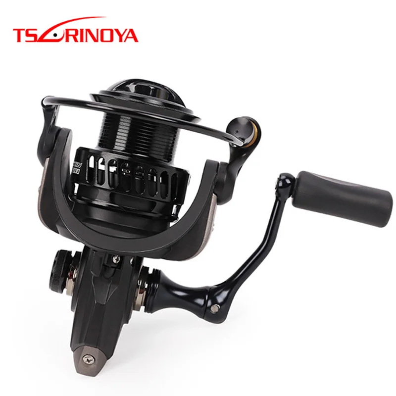 TSURINOYA FALCON2000 3000 8+1BB 5.2:1 Spinng Fishing Reel Metal Spool Spinning Reel Saltwater Long Casting Reel 7kg Drag Power