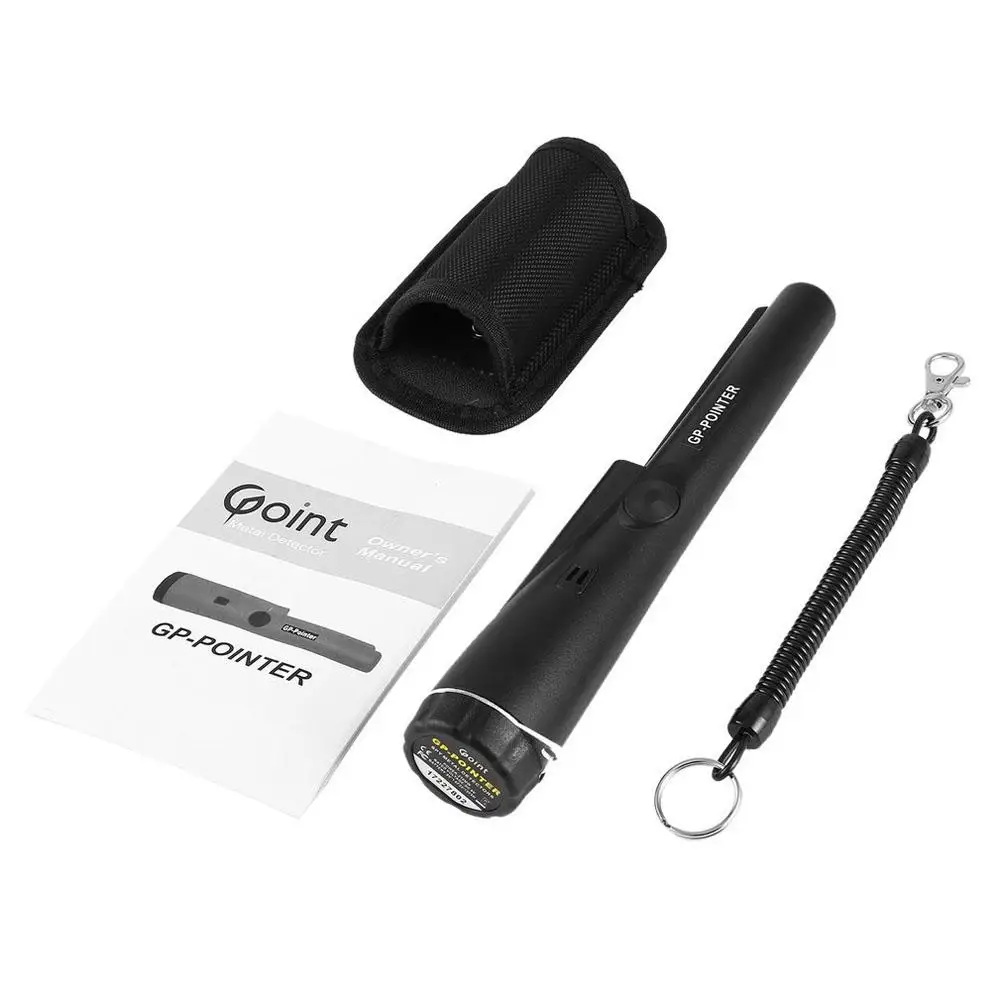 

Pinpointer Pin Pointer Probe Metal Detector 360 Degree Side Detector GP POINTER Black Hunting Excavation Tool