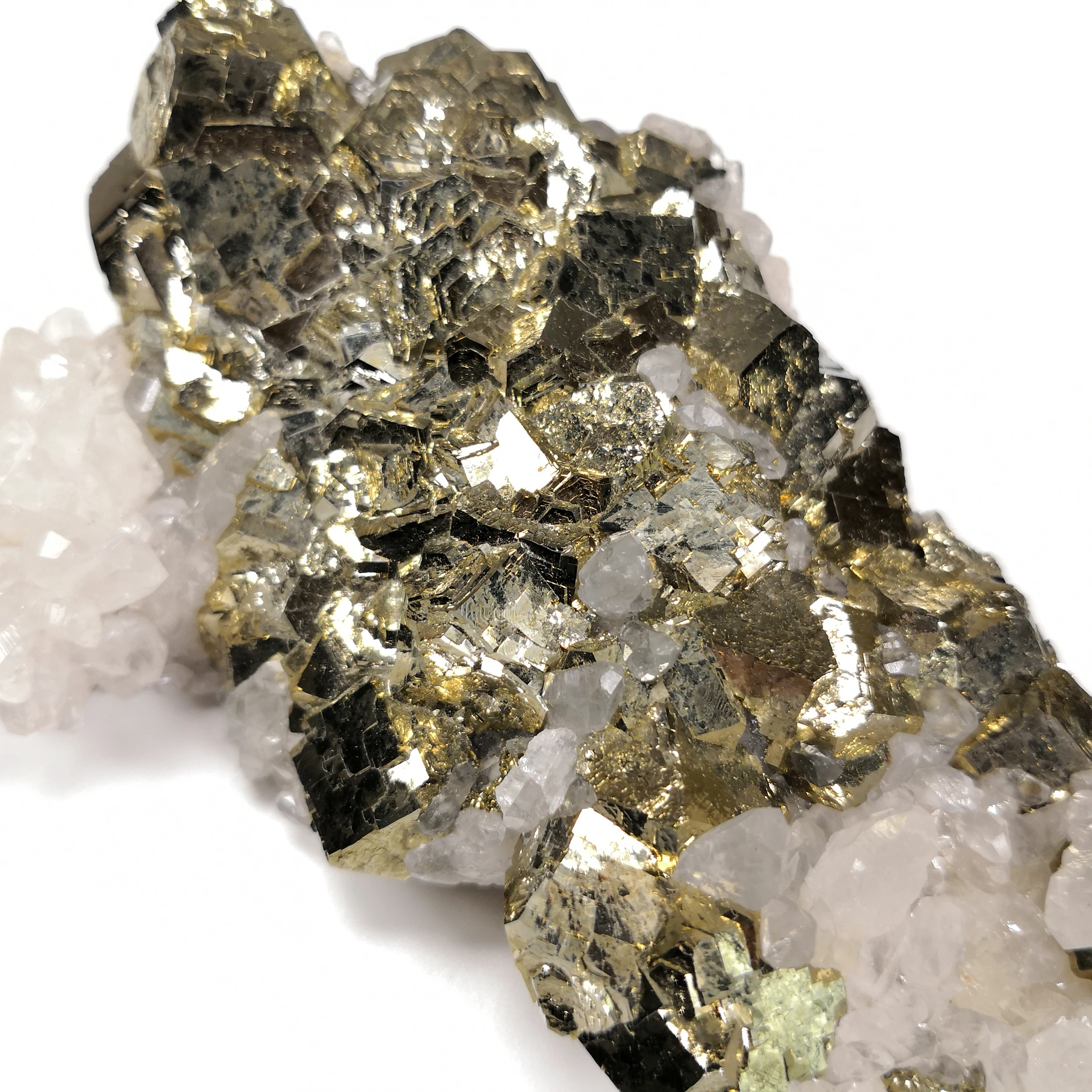 

472g New listing Natural crystal calcite pyrite mineral crystal quartz C1-66