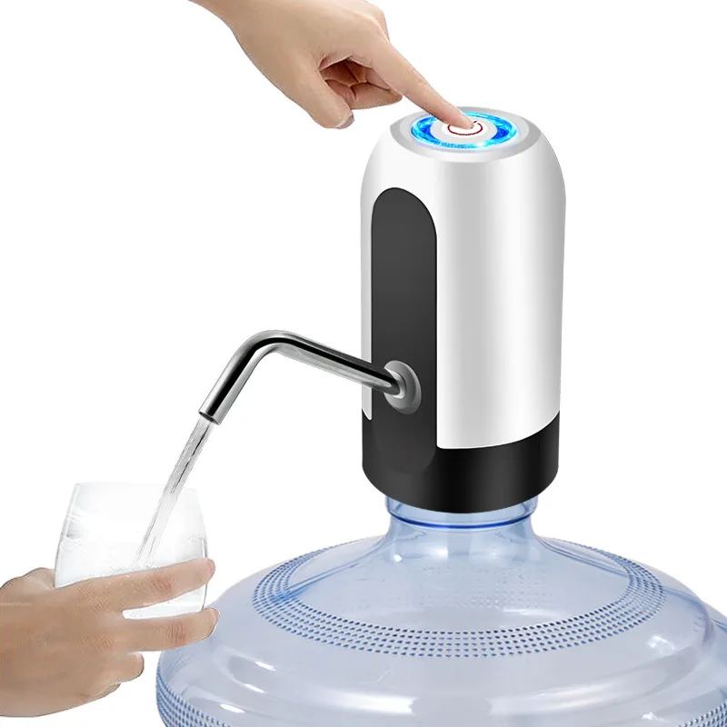 Dailywater Mini Dispensador De Agua USB Зарядка Электрический автоматический насос для воды в бутылках 5 галлонов натуральный диспенсер для холодной воды стенд - Цвет: QSQ008W
