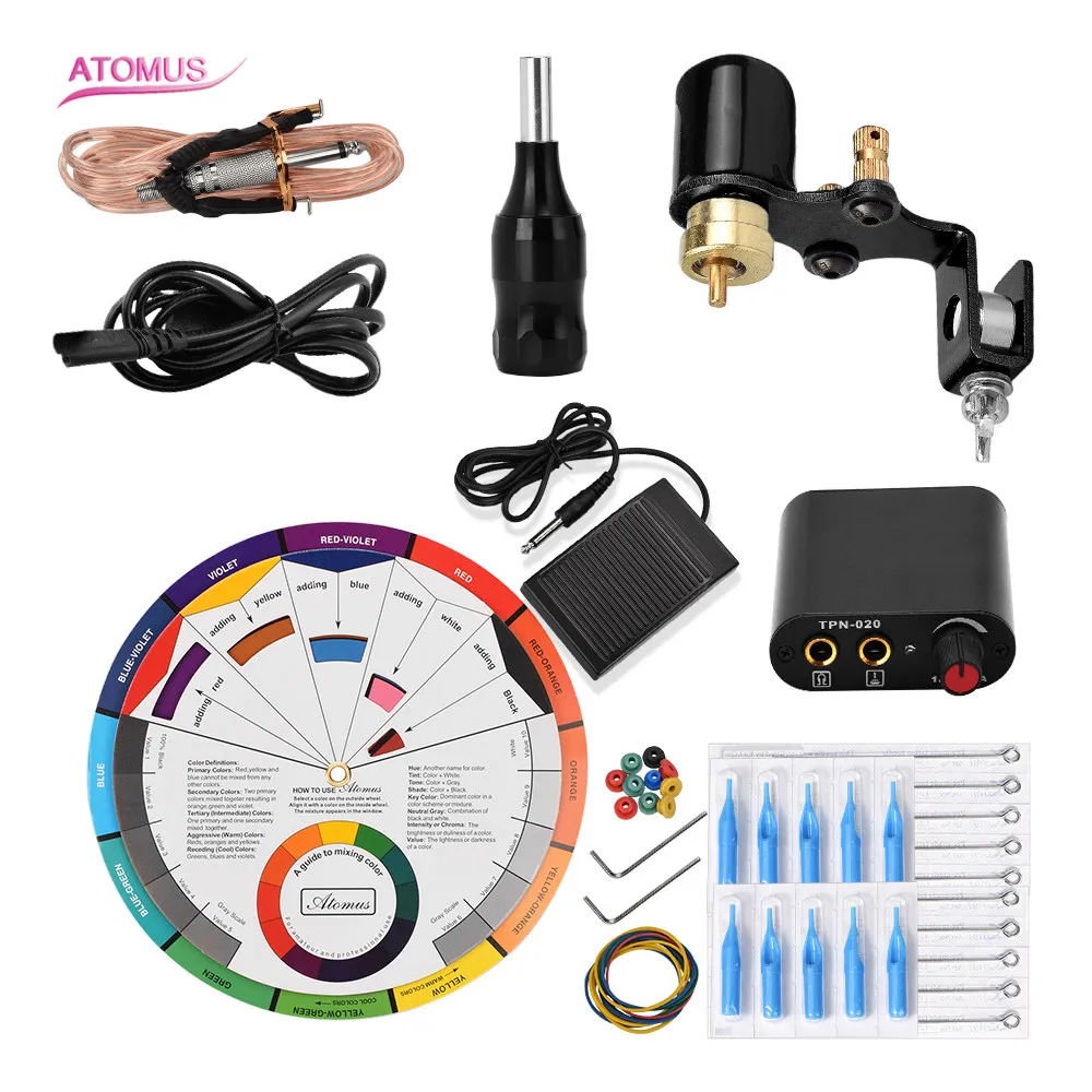 

Tattoo Machine Rotary Kits Machines Permanent Tatuagens Tatuagem Rotativa Quit De Tatuajes Professional Tatoo Kit Tattoo Starter
