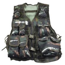 Открытый Сетчатый дышащий военный жилет CS боевой камуфляж мульти-аксессуар посылка тактический жилет тренировочный рыболовный охотничий жилет