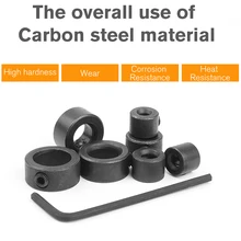 7pcs 3/4/5/6/8/10 / 12mm Drill Depth Retaining Ring Ring Locating Pin Hex Wrench Kit Round Woodworking Screw Clamp Drill Bit 7pcs 3/4/5/6/8/10 / 12mm Drill Depth Retaining Ring Ring Locating Pin Hex Wrench Kit Round Woodworking Screw Clamp Drill Bit
