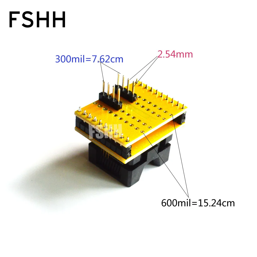 Тест SA605B Xeltek программист адаптер SOIC8 SOP8-DIP8/SPI флэш-тест программа адаптер сиденье(OTS-20-1.27-01