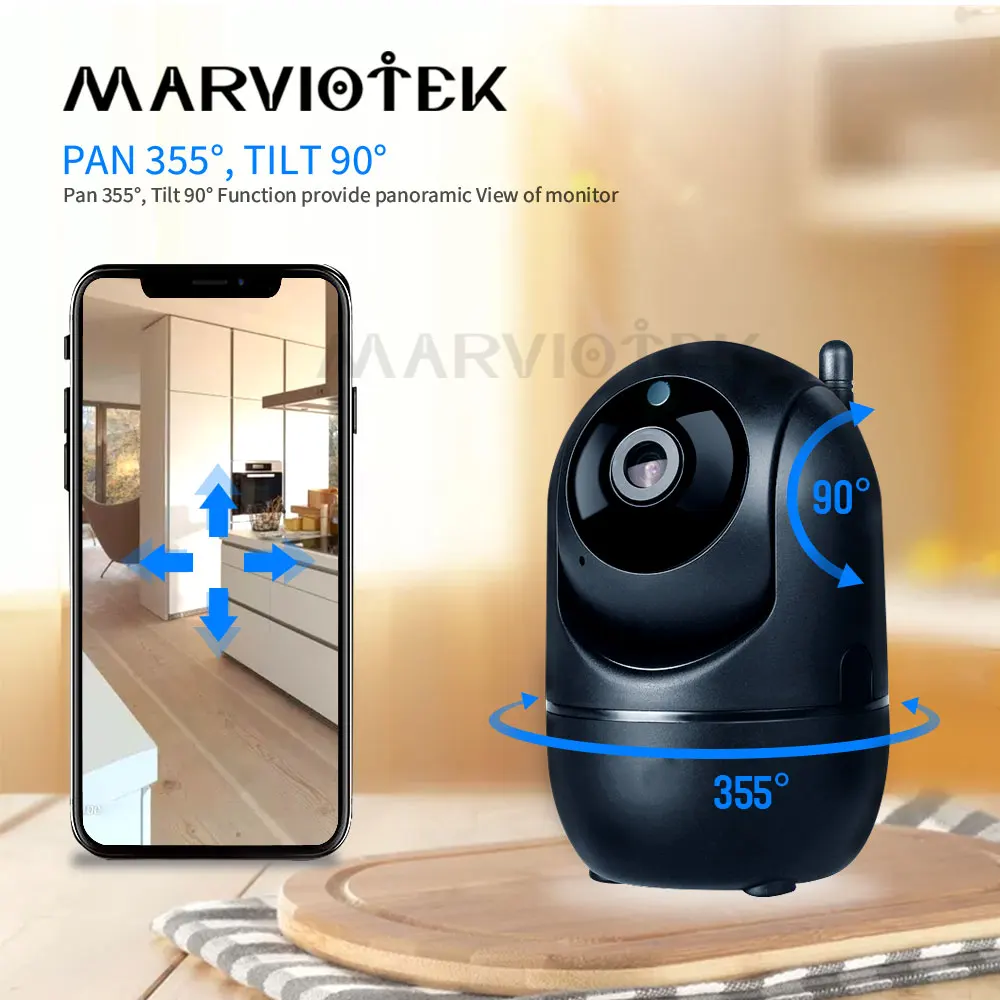 Baby Monitor WiFi Auto Tracking IP Camera Home Security Baby Camera