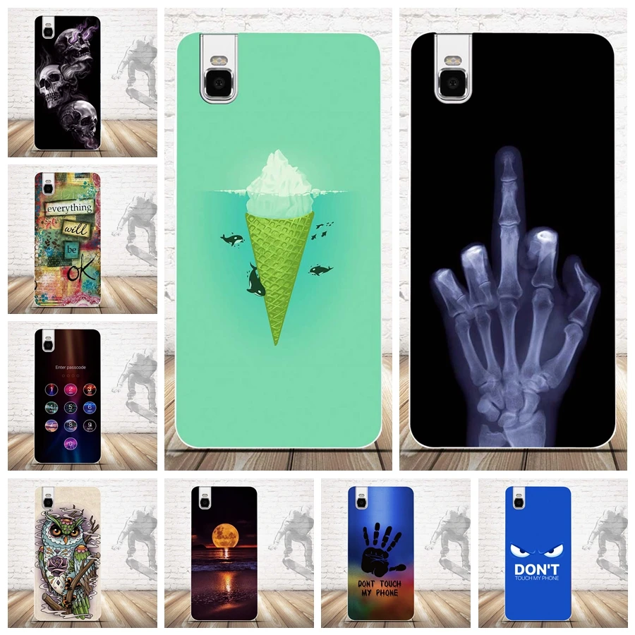 Роскошный чехол с 3D рисунком для Huawei honor 7i чехлы задняя часть силиконовый из ТПУ