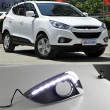 Ensemble de clignotants de voiture 12V ABS, pour Hyundai IX35 ix 35 2010 2011 2012 2013, feu de jour DRL étanche