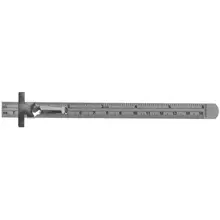 " карманная линейка из нержавеющей стали с диагональю 1/32" мм/метрические градуировки