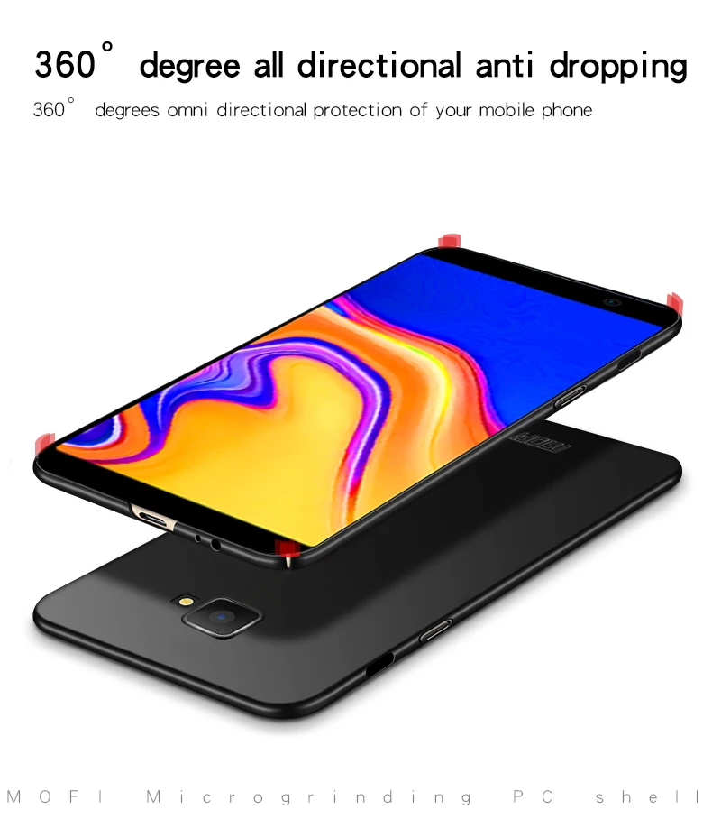 Mofi бренд для samsung Galaxy J4 Core чехол силиконовый чехол для защиты от царапин жесткая задняя панель из поликарбоната для samsung Galaxy J4 Core чехлы
