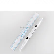 Новое поступление 50 шт./пакет пластиковая двойная позиционная метка тату-ручка-водостойкая анти-пот пергаментная ручка с бесплатным измерительным устройством